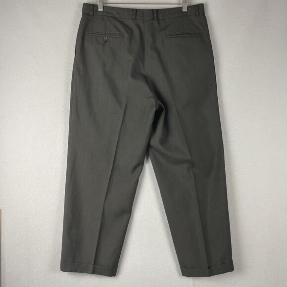 Kilburne and Finch Mens 2 Piece Suit Blazer 43R Brown Gray Plaid Pants 34x28 - Picture 16 of 16